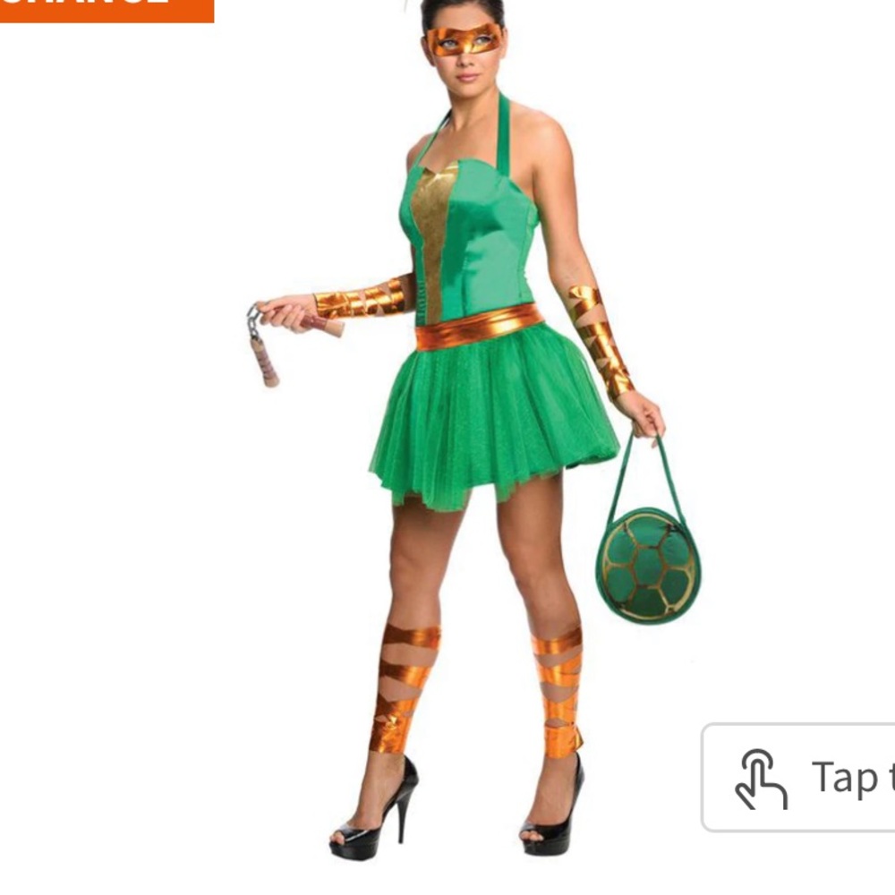 Free Shipping! New Teenage Mutant Ninja Turtle Costume size Large